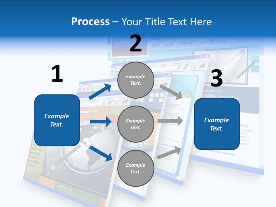 Url Internet Digital PowerPoint Template