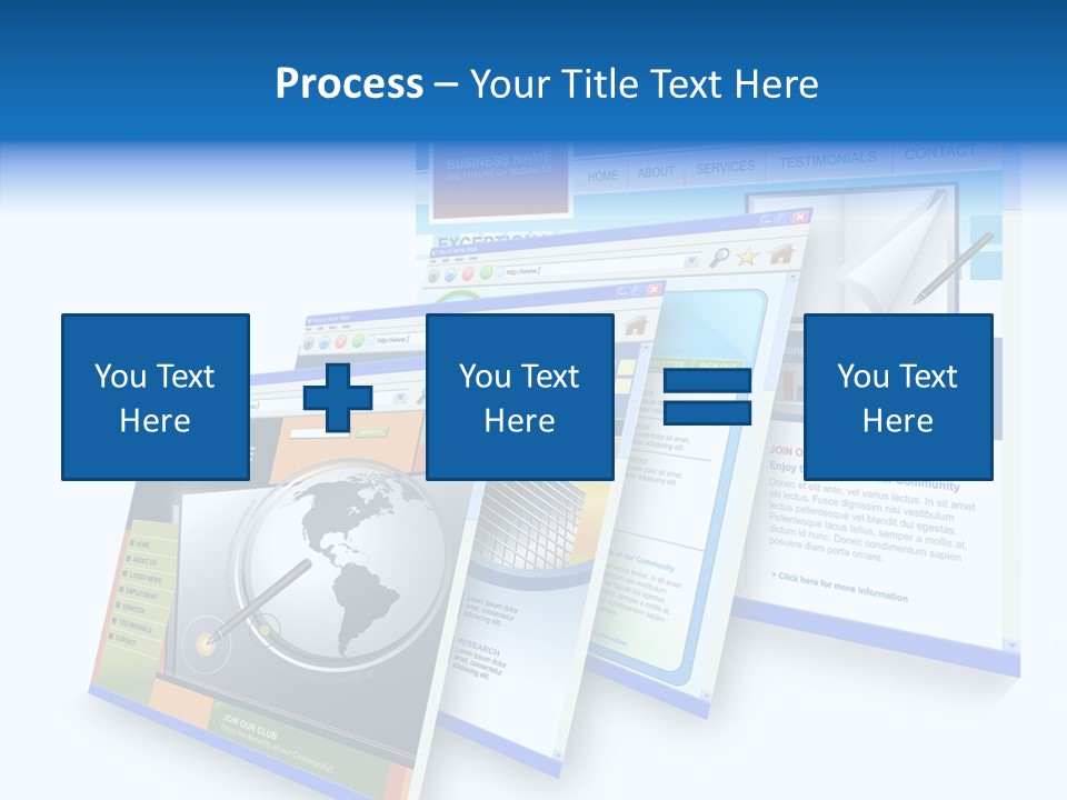 Url Internet Digital PowerPoint Template
