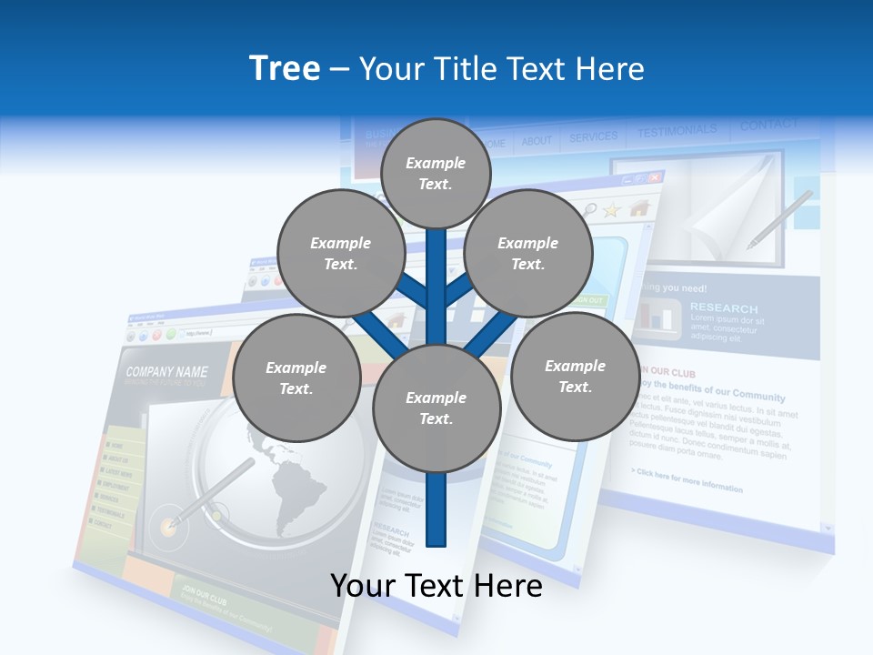 Url Internet Digital PowerPoint Template