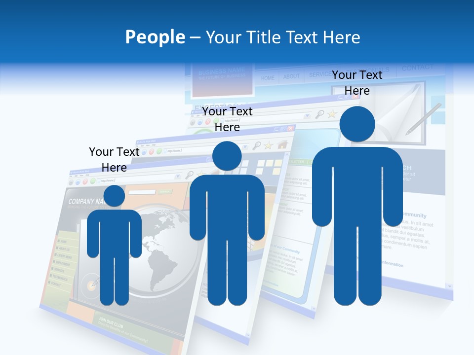 Url Internet Digital PowerPoint Template