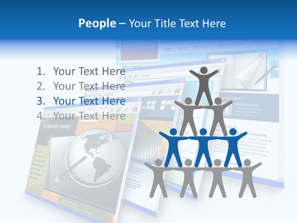 Url Internet Digital PowerPoint Template