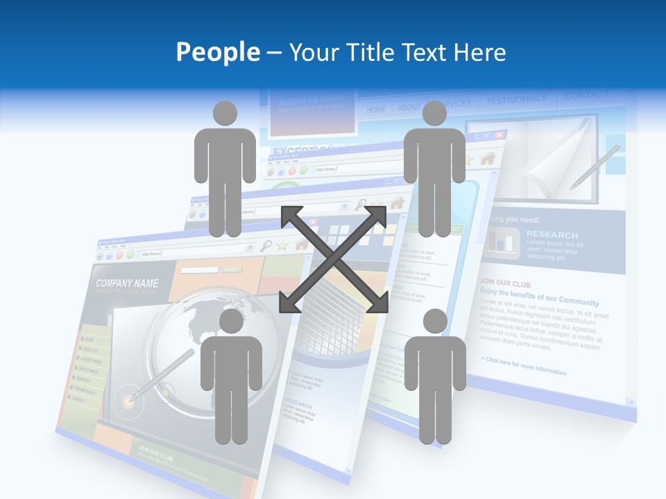 Url Internet Digital PowerPoint Template