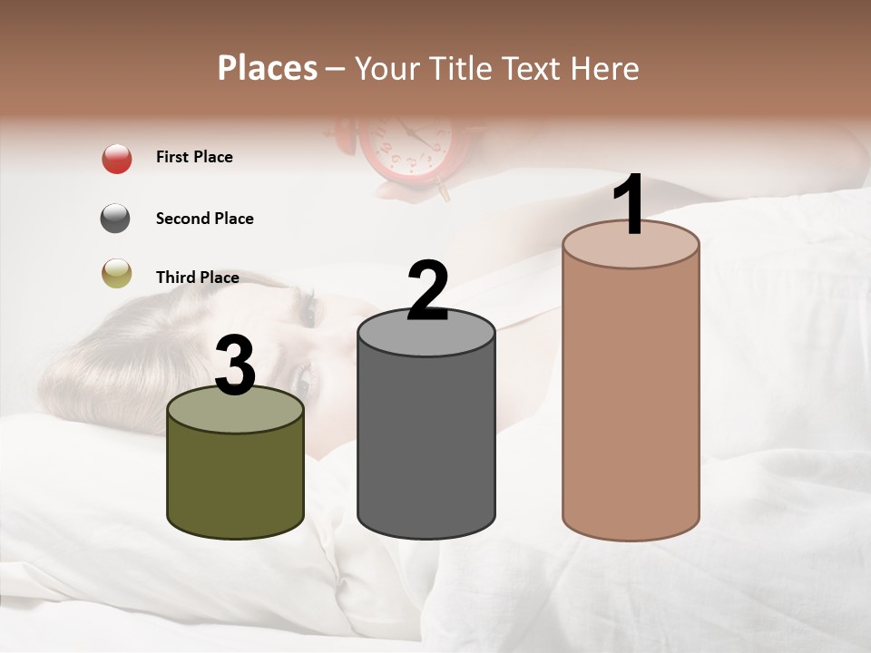 Stressed Caucasian Calm PowerPoint Template