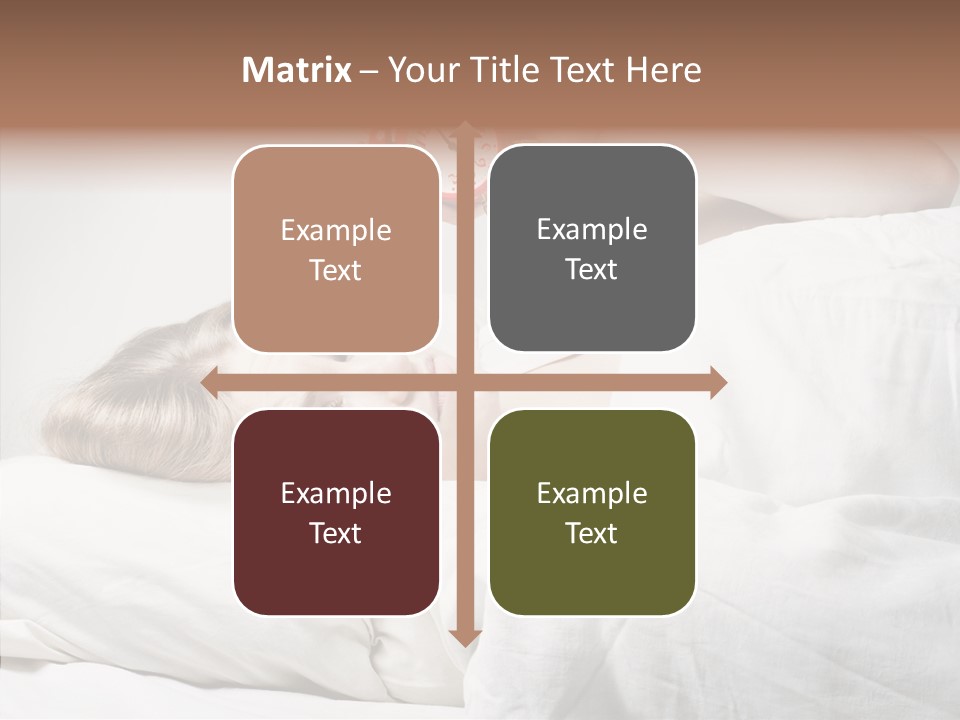 Stressed Caucasian Calm PowerPoint Template