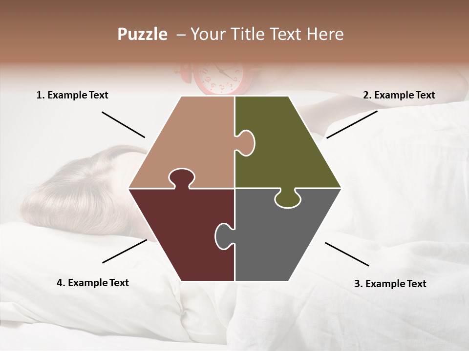 Stressed Caucasian Calm PowerPoint Template