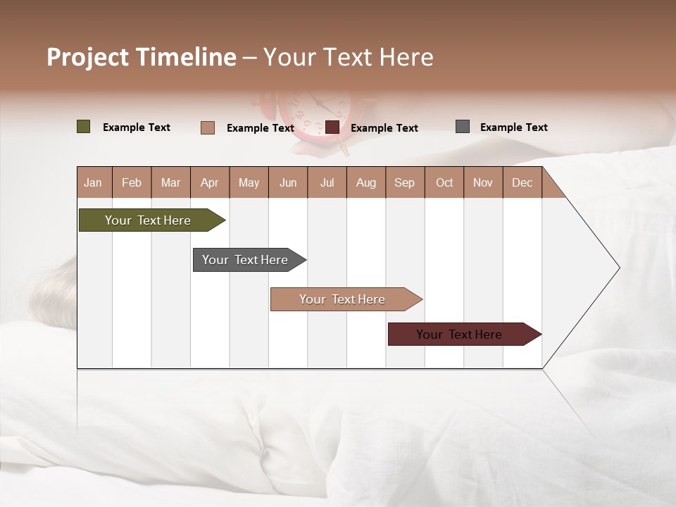 Stressed Caucasian Calm PowerPoint Template