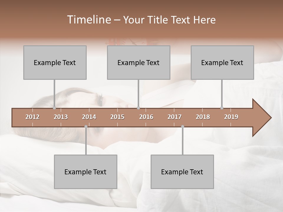 Stressed Caucasian Calm PowerPoint Template