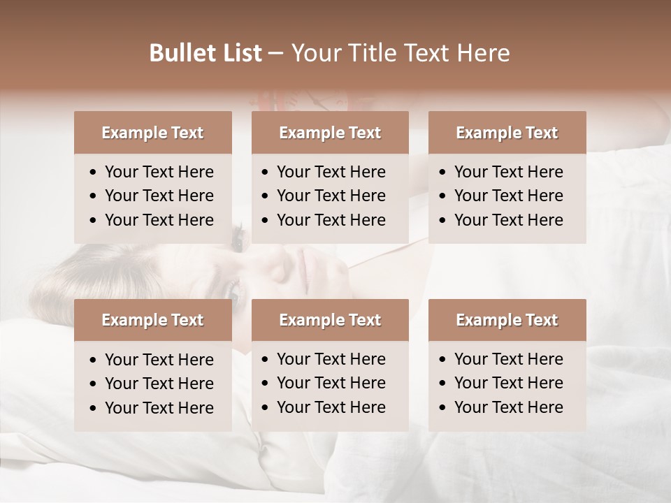 Stressed Caucasian Calm PowerPoint Template