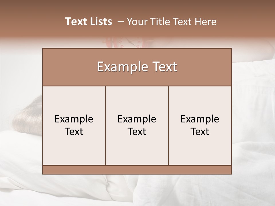 Stressed Caucasian Calm PowerPoint Template