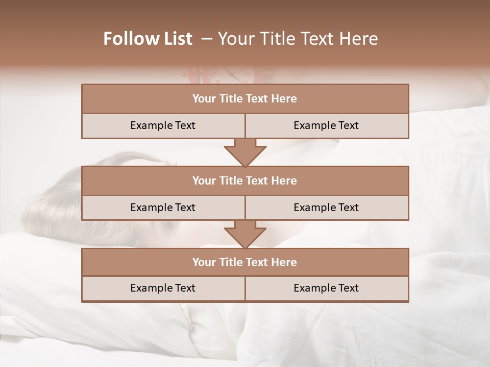 Stressed Caucasian Calm PowerPoint Template