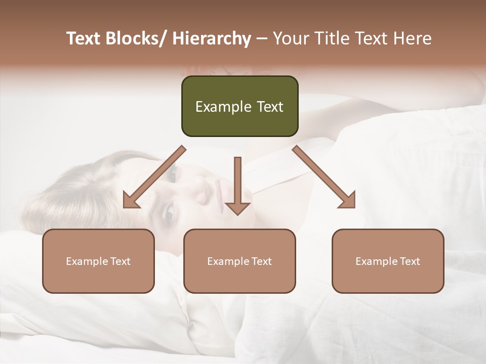 Stressed Caucasian Calm PowerPoint Template