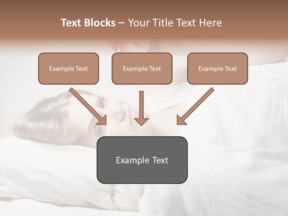 Stressed Caucasian Calm PowerPoint Template
