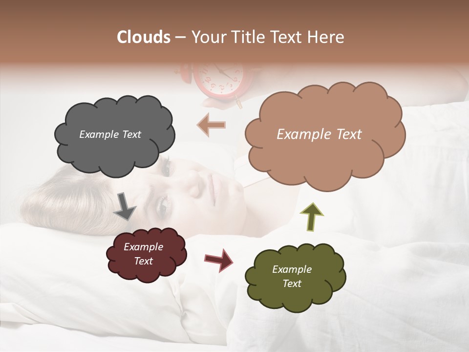 Stressed Caucasian Calm PowerPoint Template