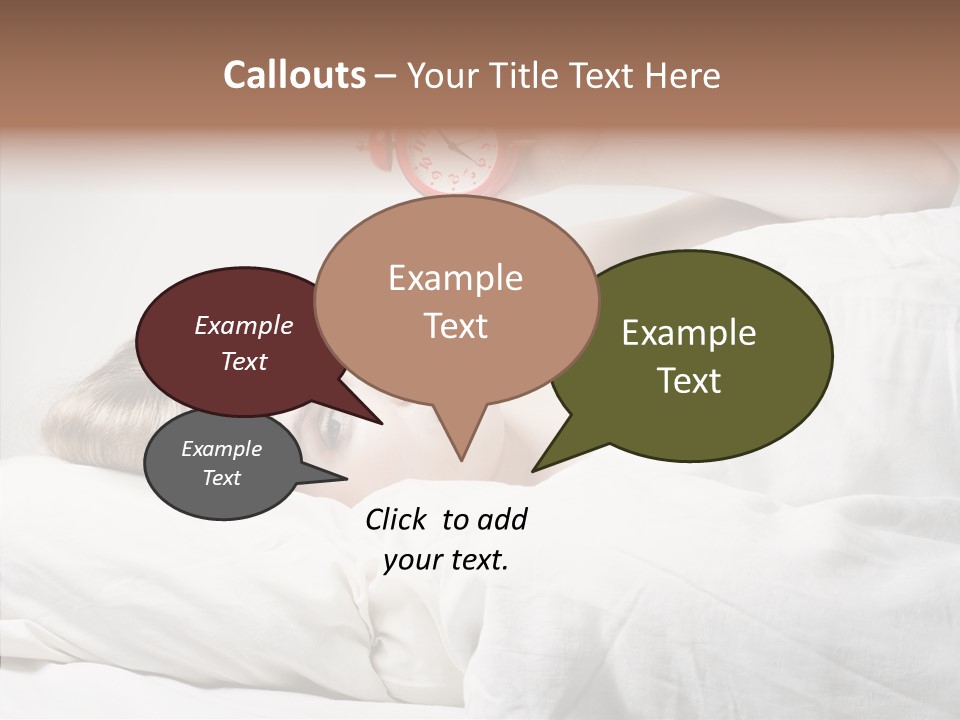 Stressed Caucasian Calm PowerPoint Template