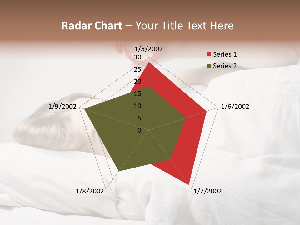 Stressed Caucasian Calm PowerPoint Template