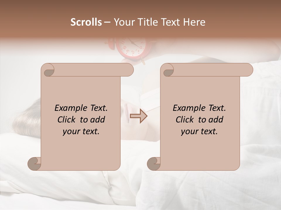 Stressed Caucasian Calm PowerPoint Template