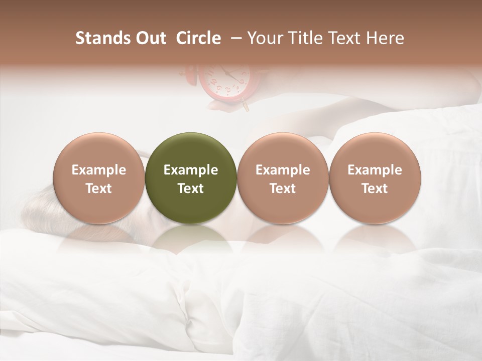 Stressed Caucasian Calm PowerPoint Template