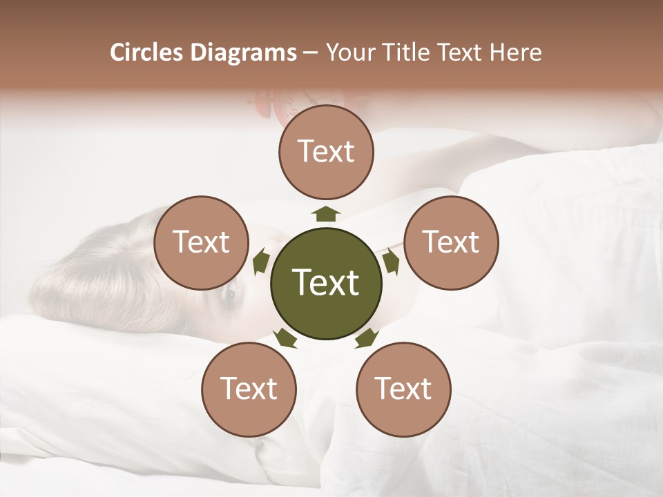 Stressed Caucasian Calm PowerPoint Template