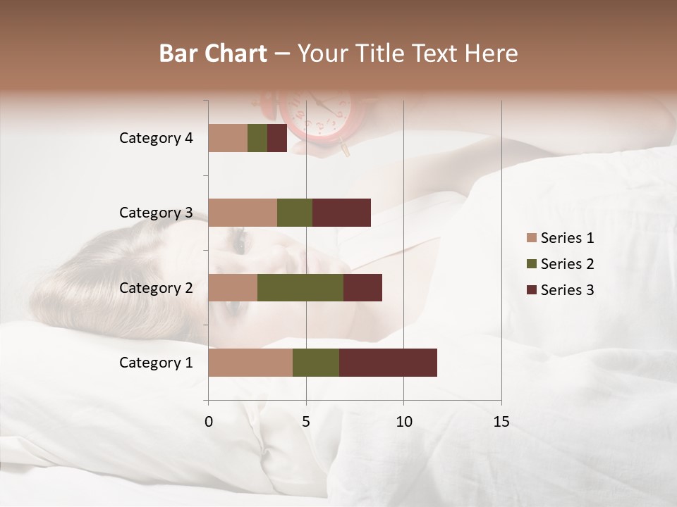 Stressed Caucasian Calm PowerPoint Template