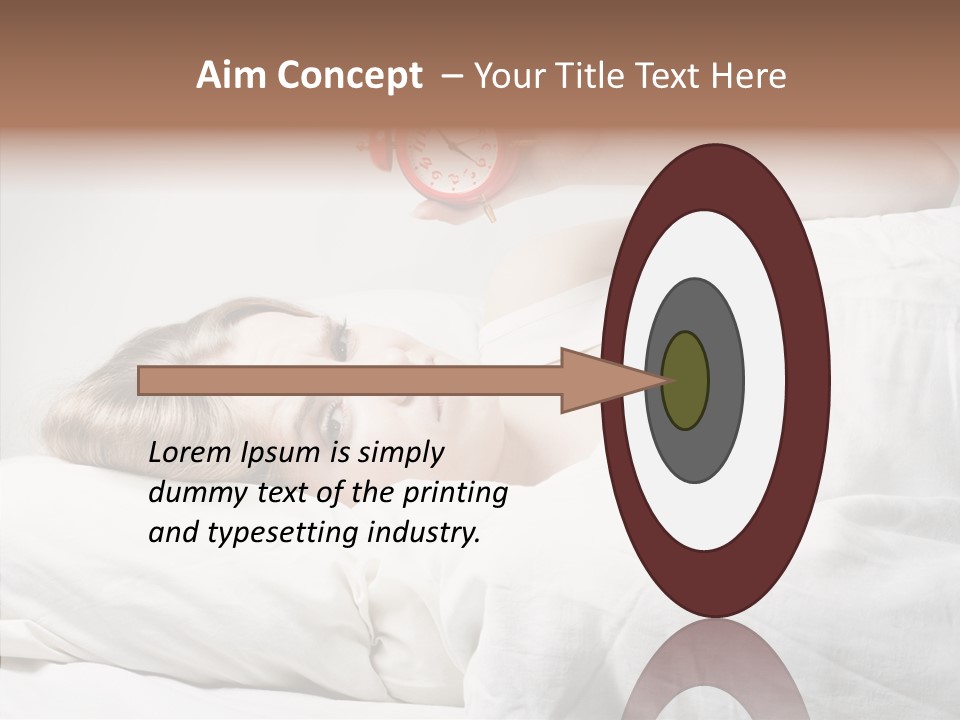Stressed Caucasian Calm PowerPoint Template
