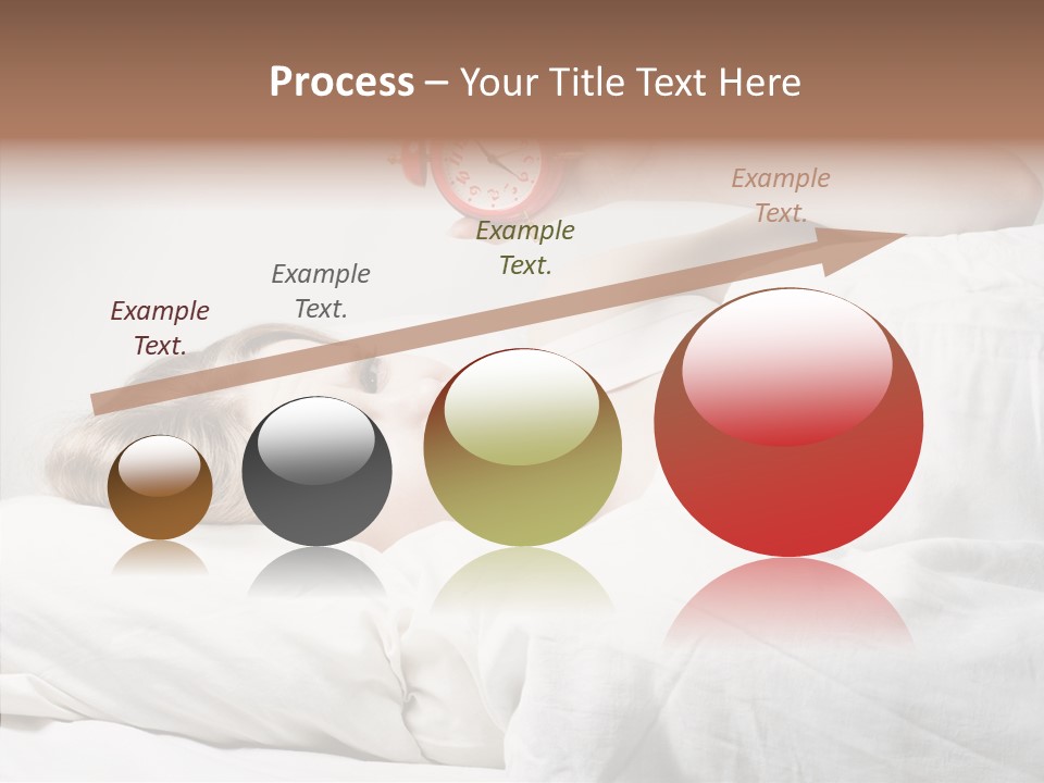 Stressed Caucasian Calm PowerPoint Template