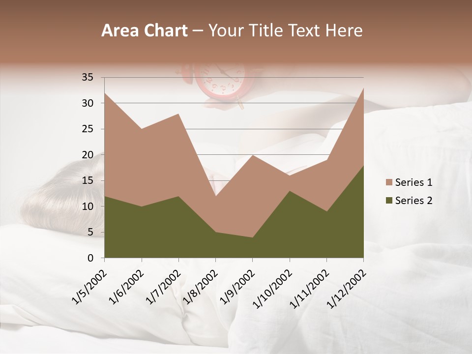 Stressed Caucasian Calm PowerPoint Template