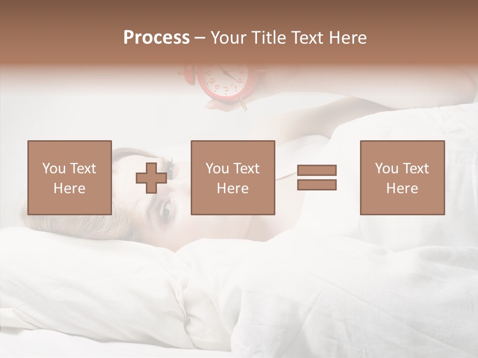 Stressed Caucasian Calm PowerPoint Template