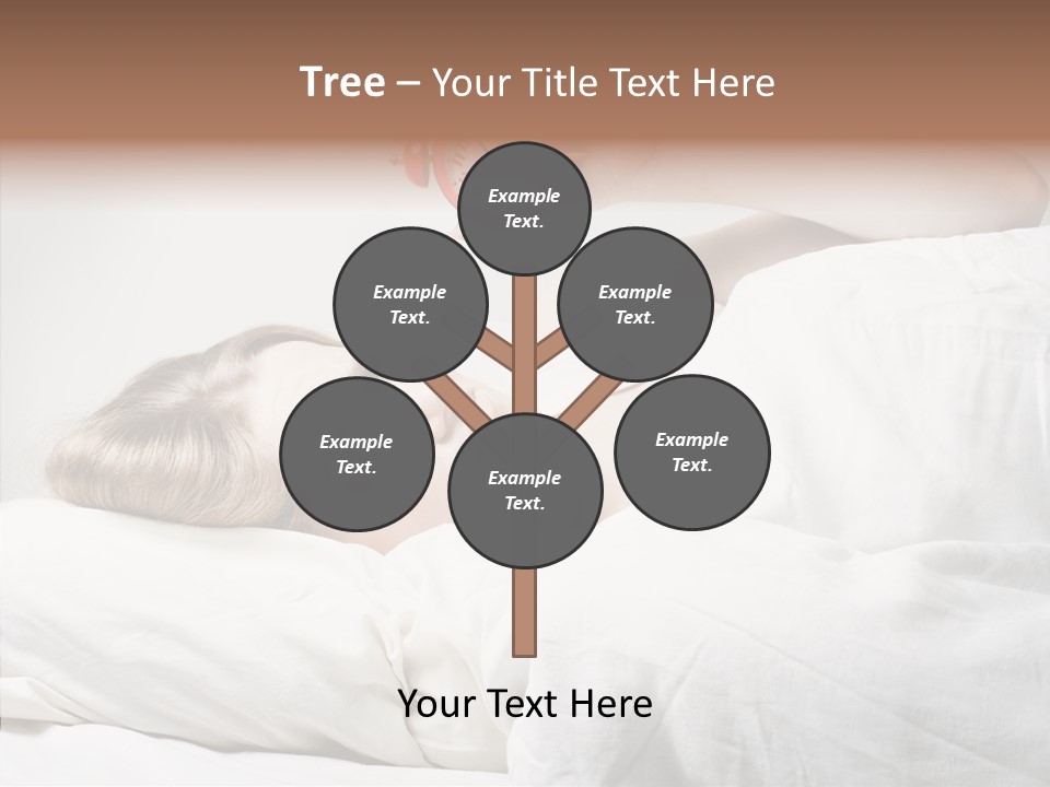 Stressed Caucasian Calm PowerPoint Template