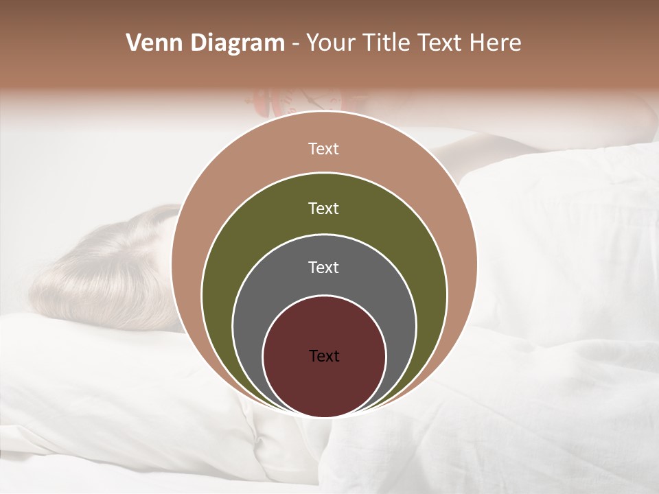 Stressed Caucasian Calm PowerPoint Template