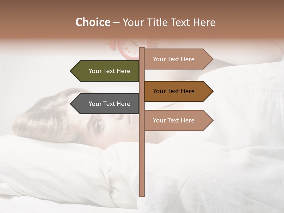 Stressed Caucasian Calm PowerPoint Template