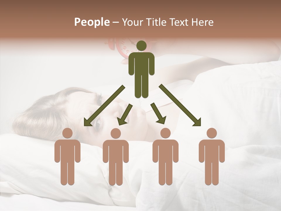 Stressed Caucasian Calm PowerPoint Template