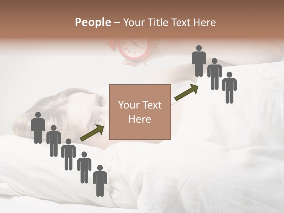 Stressed Caucasian Calm PowerPoint Template