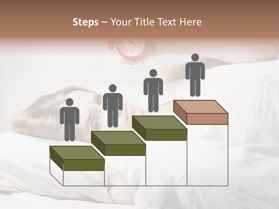 Stressed Caucasian Calm PowerPoint Template