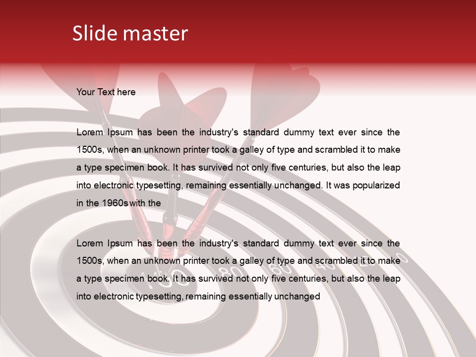 Black Performance Focused PowerPoint Template