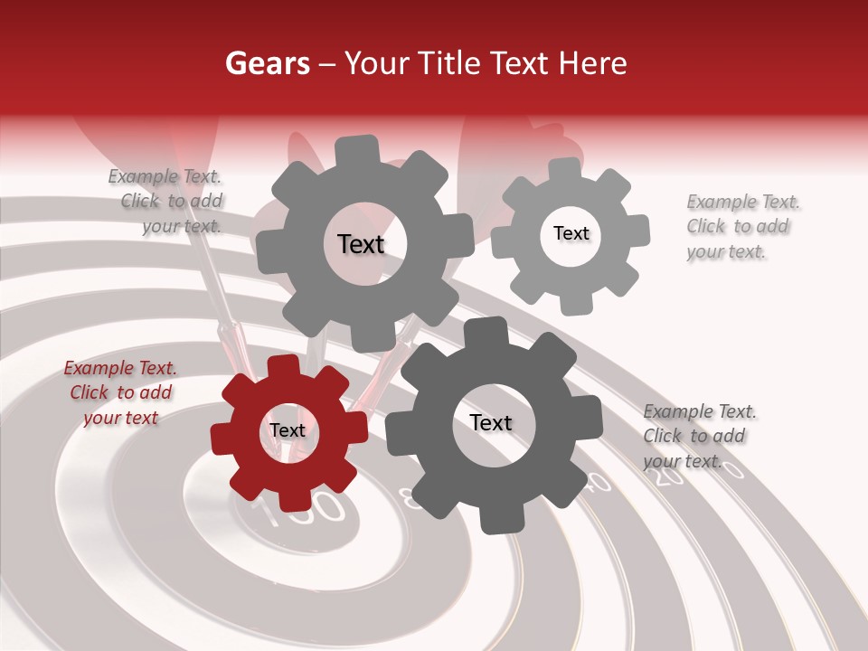 Black Performance Focused PowerPoint Template