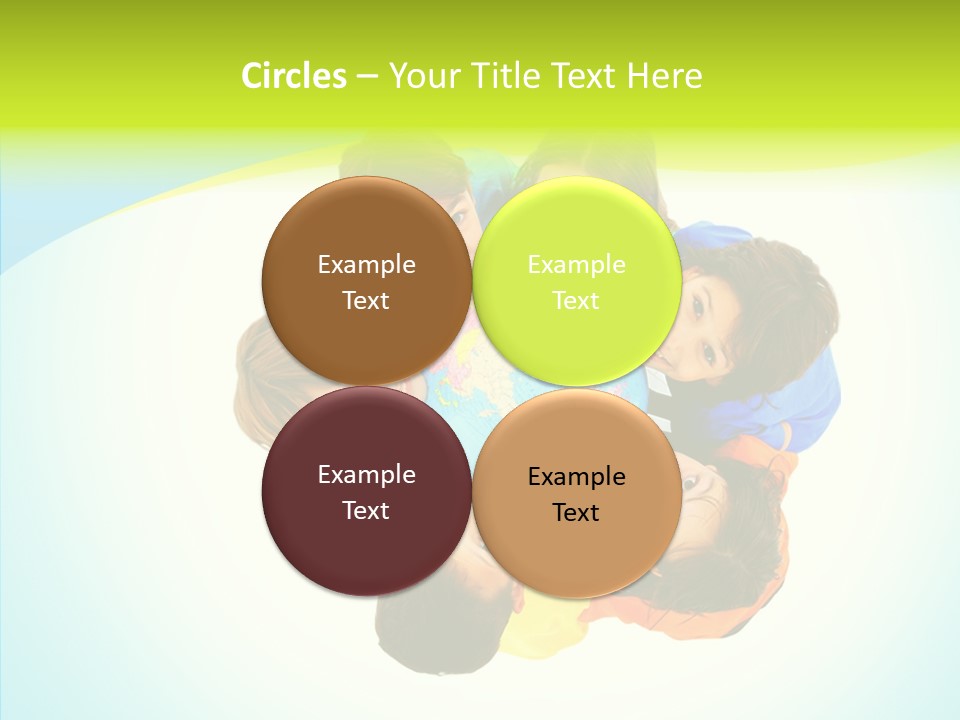 Group Human Chair PowerPoint Template