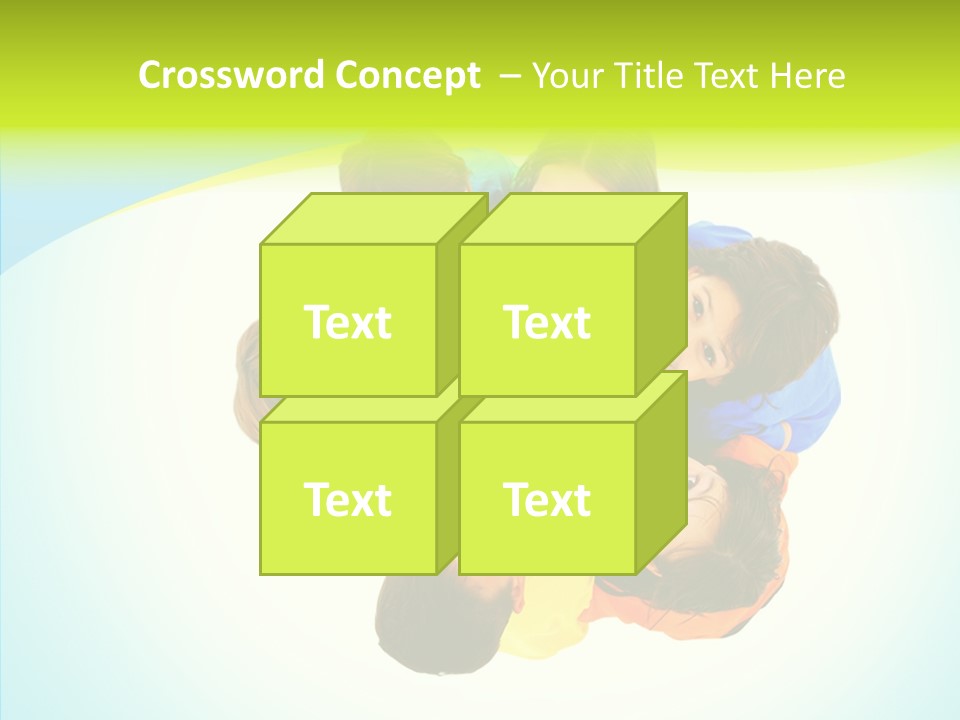 Group Human Chair PowerPoint Template