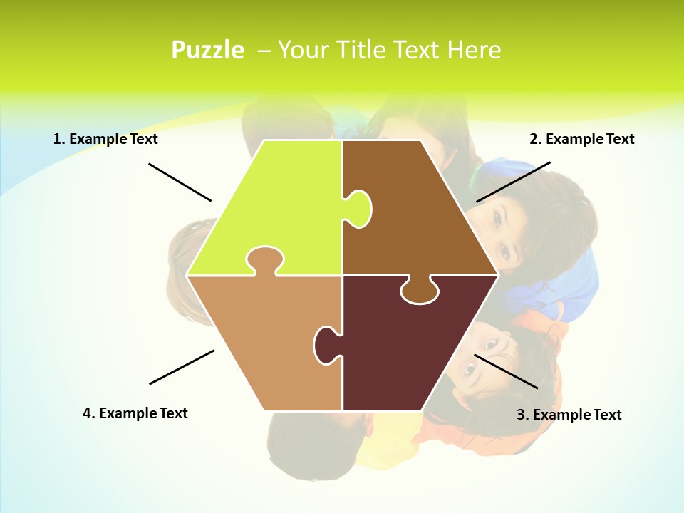 Group Human Chair PowerPoint Template