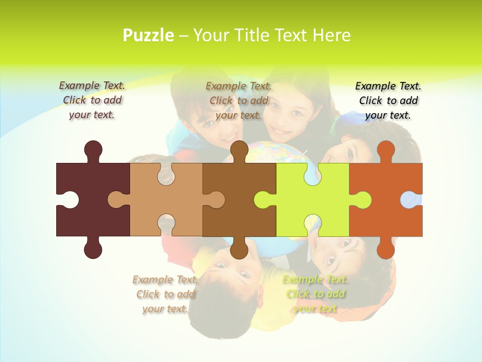 Group Human Chair PowerPoint Template