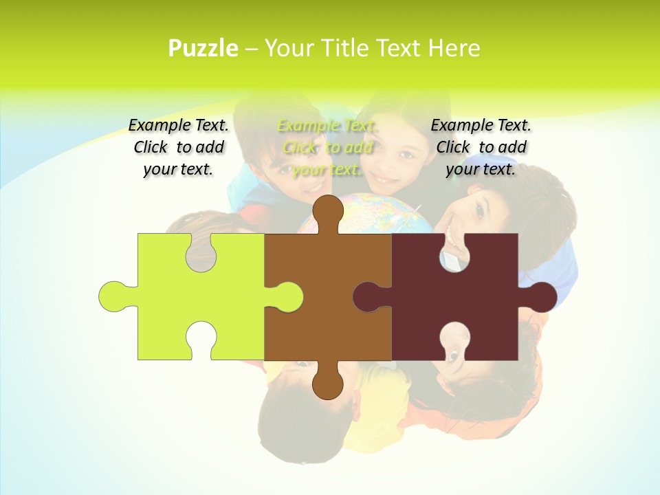 Group Human Chair PowerPoint Template