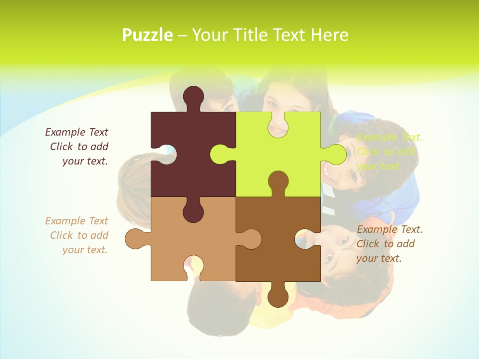 Group Human Chair PowerPoint Template