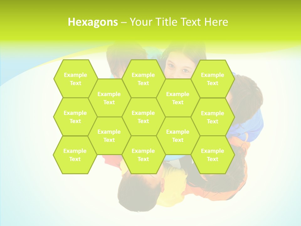 Group Human Chair PowerPoint Template