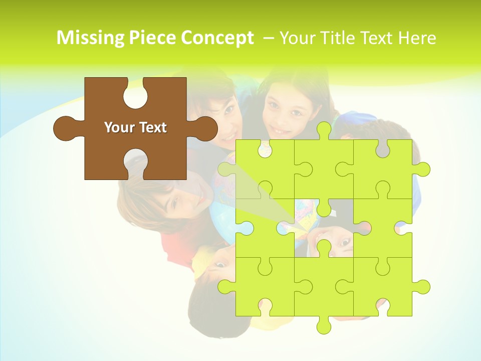 Group Human Chair PowerPoint Template