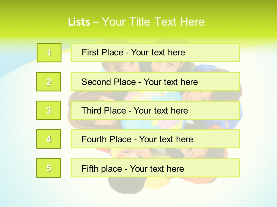 Group Human Chair PowerPoint Template