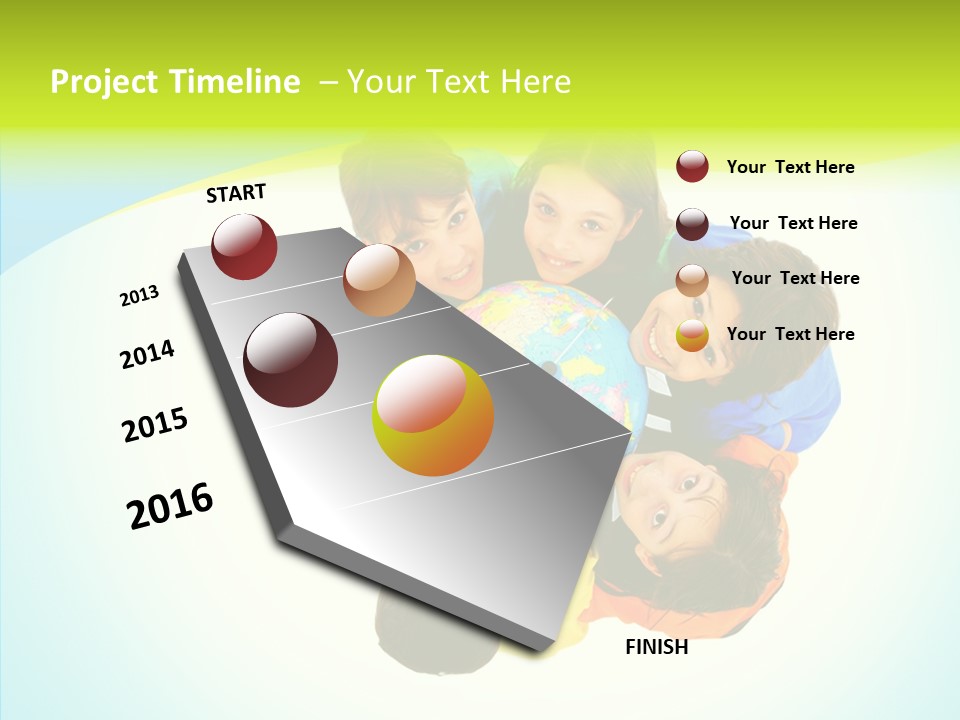 Group Human Chair PowerPoint Template