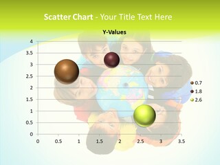 Group Human Chair PowerPoint Template