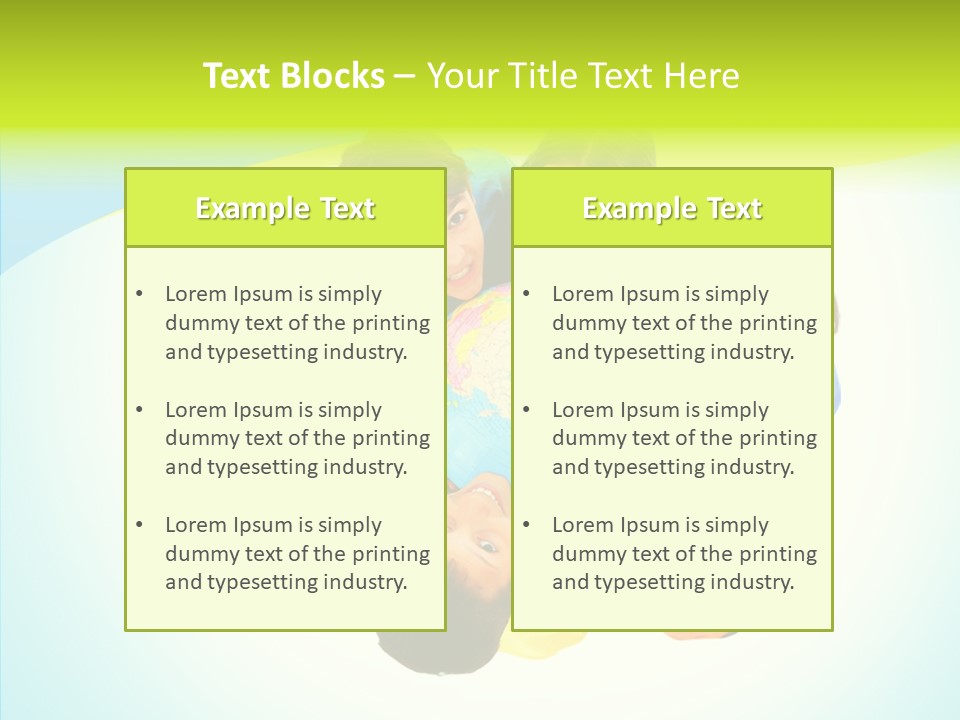 Group Human Chair PowerPoint Template
