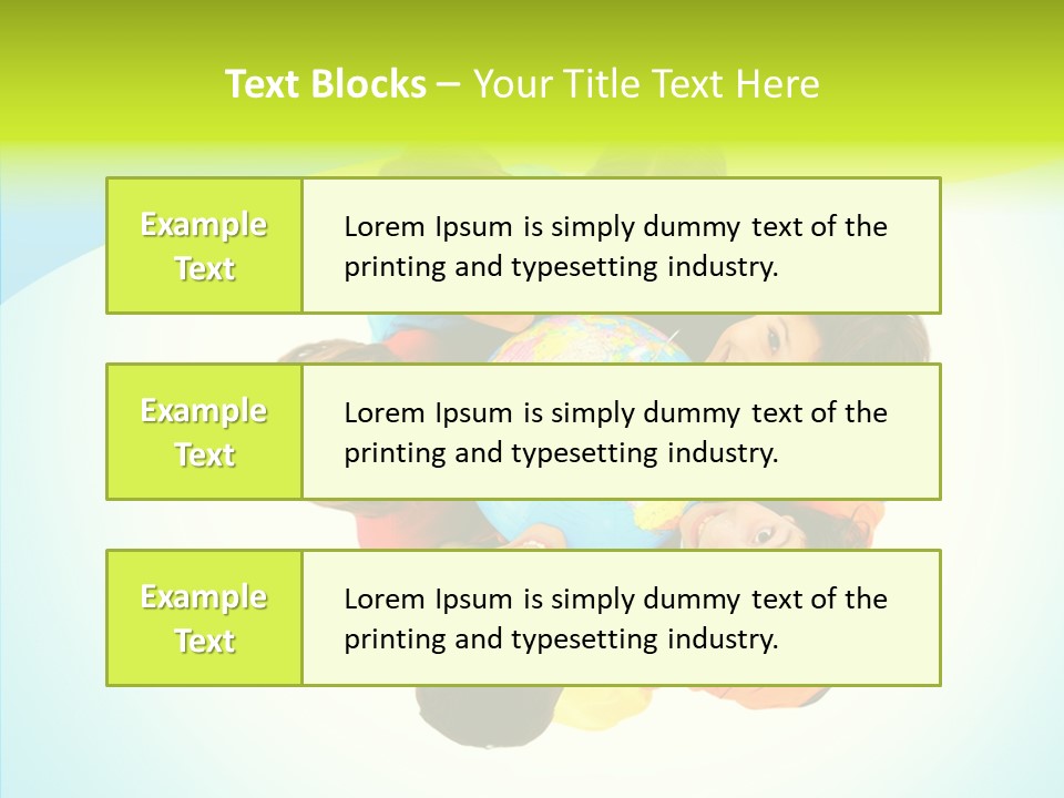 Group Human Chair PowerPoint Template
