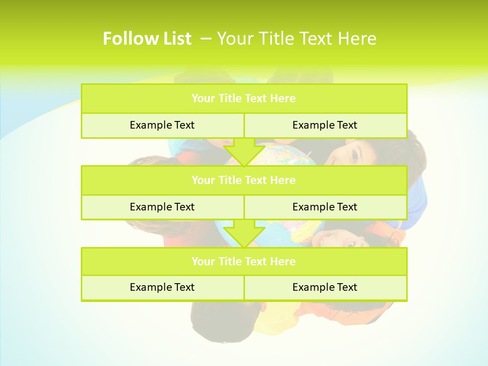 Group Human Chair PowerPoint Template