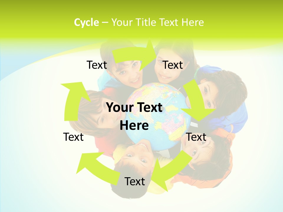 Group Human Chair PowerPoint Template